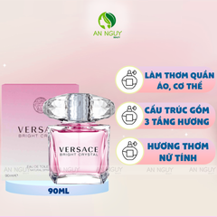 Nước Hoa Nữ Versace Bright Crystal – Eau De Toilette 90ml