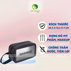 Túi Đựng Mỹ Phẩm WASH BAG - Màu Đen