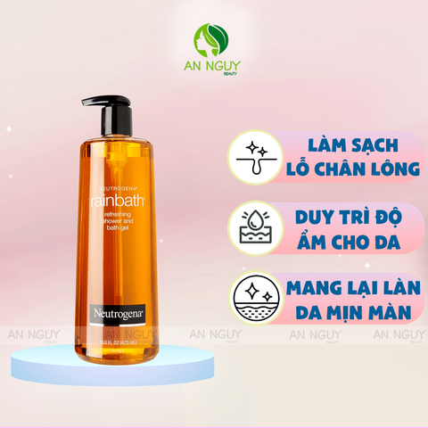 Sữa Tắm Neutrogena Rainbath Refreshing Shower & Bath Gel Dưỡng Ẩm & Tươi Mới Da 473ml