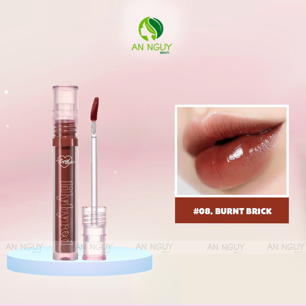 Son Tint Bóng Lilybyred Glassy Layer Fixing Tint Cupid Club (Phiên Bản Giới Hạn) 3.8gr #08 Burnt Brick