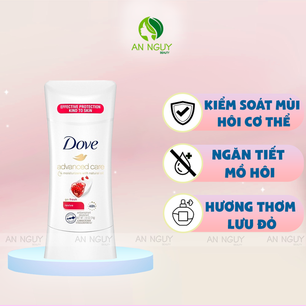 Lăn Khử Mùi DOVE Advanced Care #Go Fresh Revive 74gr