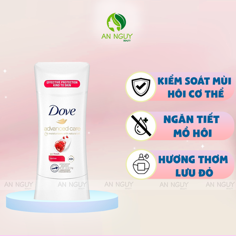 Lăn Khử Mùi DOVE Advanced Care #Go Fresh Revive 74gr