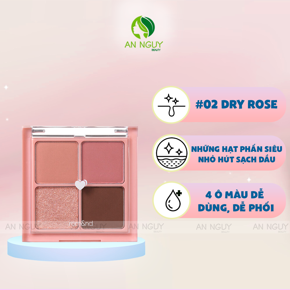 Phấn Mắt 4 Ô Romand Better Than Eyes (Phiên Bản Original Series) Màu Siêu Xinh 6.5gr