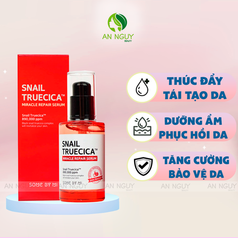 Tinh Chất Ốc Sên Some By Mi Snail Truecica Phục Hồi Da, Mờ Thâm Sẹo