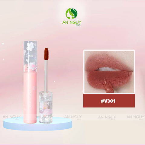 Son Kem Lì Hold Live Flower Sakura Velvet Matte Lip Glaze 3gr