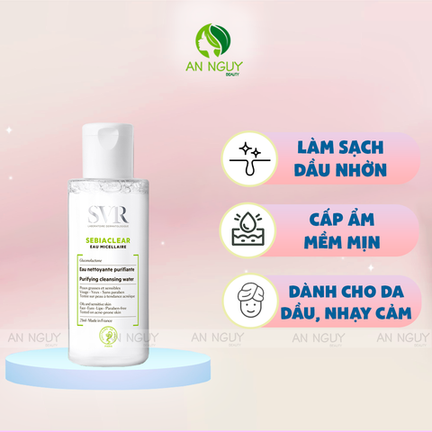 Nước Tẩy Trang SVR Sebiaclear Eau Micellaire Dành Cho Da Dầu