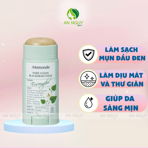 Thanh Lăn Mụn Đầu Đen Mamonde Pore Clean Blackhead Stick 18g