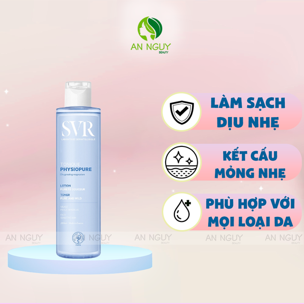 Nước Cân Bằng SVR Physiopure Tonique Dưỡng Ẩm Da 200ml