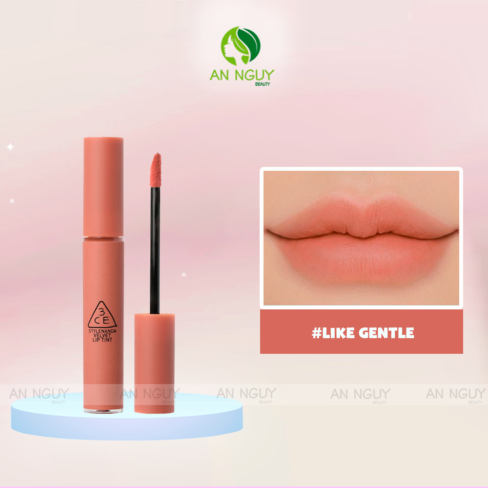 Son Kem Lì 3CE Velvet Lip Tint Lên Chuẩn Màu, Mịn Mượt 4gr