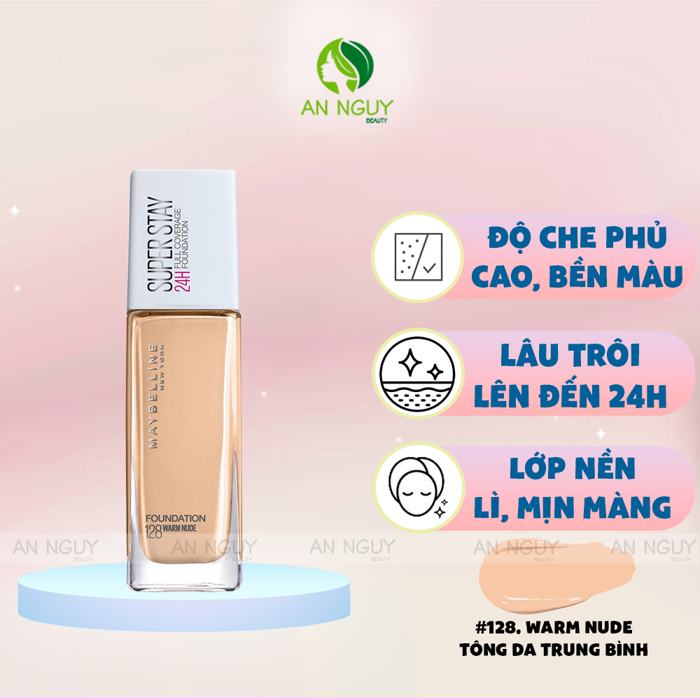 Kem Nền Lâu Trôi Maybelline Superstay Long Lasting Full Coverage Foundation 30ml