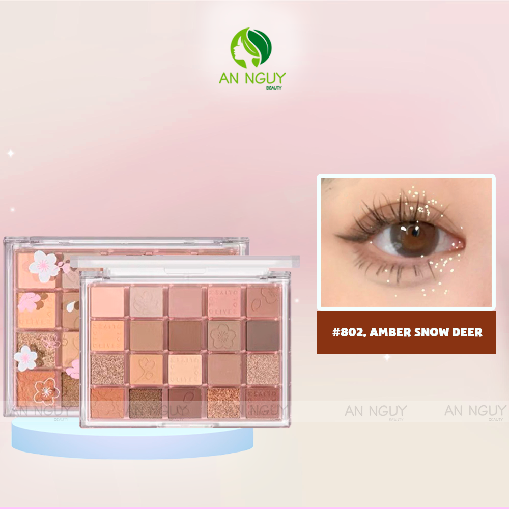 Bảng Phấn Mắt 20 Ô Hold Live Evening Sakura Dance Eyeshadow Palette 34gr