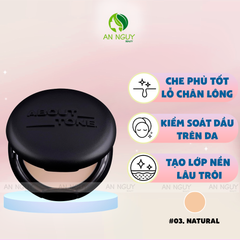 Phấn Phủ Nén About Tone Blur Effect (Màu Đen) 8gr