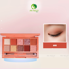 Bảng Phấn Mắt 10 Ô Habaria Eyeshadow Palette 10gr