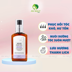 Dầu Dưỡng Tóc Raip R3 Argan Hair Oil Giảm Hư Tổn, Giúp Tóc Suôn Mượt 100ml