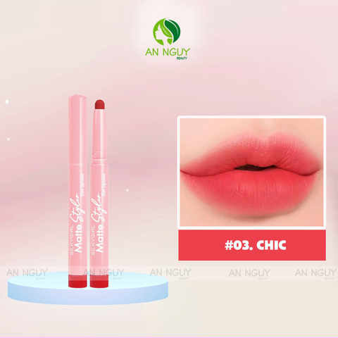 Son Bút Chì SilkyGirl Matte Styler Slim Lipcolor 1.4gr