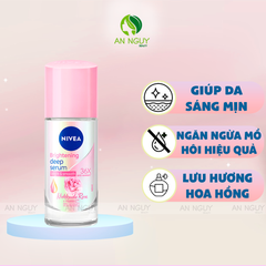 Lăn Khử Mùi Nivea Brightening Deep Serum Dưỡng Sáng Da 40ml