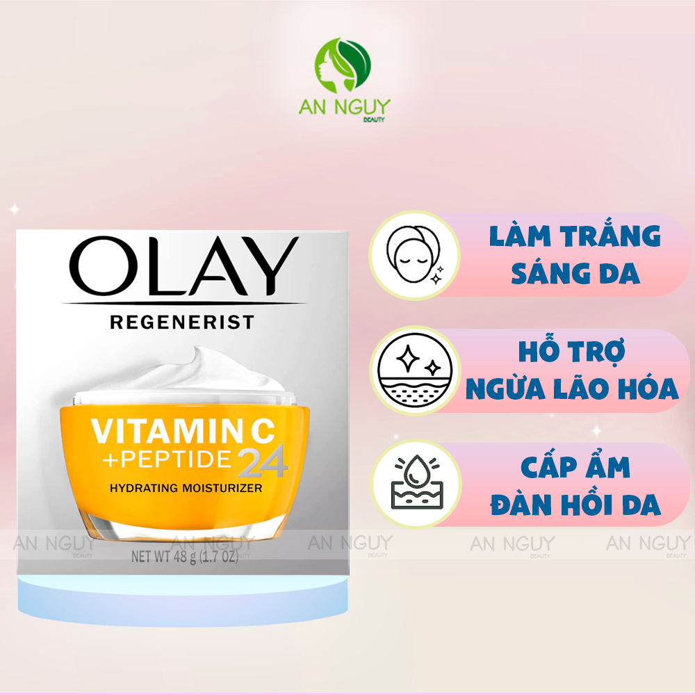 Kem Dưỡng Olay Vitamin C+Peptide 24 Giúp Sáng Da 48g
