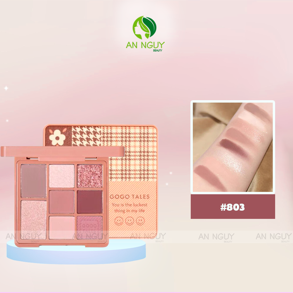 Bảng Phấn Mắt 8 Ô Gogo Tales Retro Mist Eyeshadow Palette 11.5gr