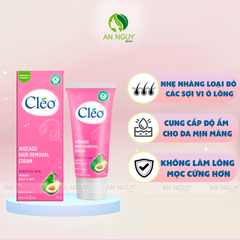 Kem Tẩy Lông Cléo Avocado Hair Removal Cream Chiết Xuất Trái Bơ 50g