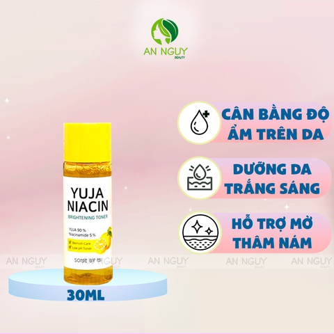 Nước Hoa Hồng Dưỡng Trắng Da Some By Mi Yuja Niacin 30ml