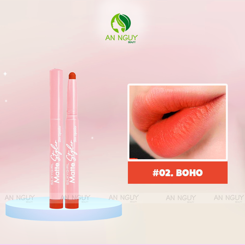 Son Bút Chì SilkyGirl Matte Styler Slim Lipcolor 1.4gr