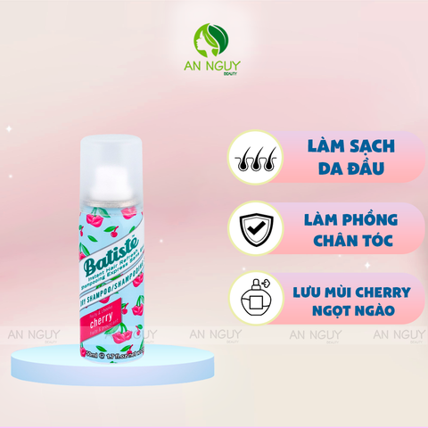 Dầu Gội Khô Batiste Dry Shampoo 50ml