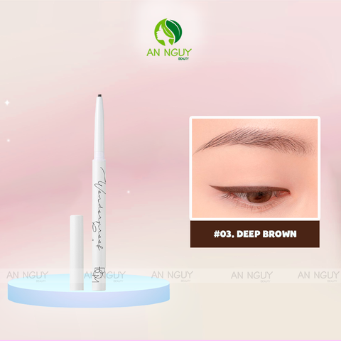 Chì Kẻ Mắt BOM Wonderproof Gel Slim Eyeliner Siêu Mảnh, Lâu Trôi 0.1gr