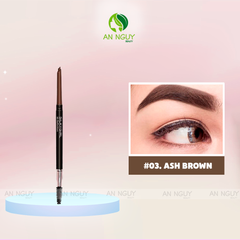 Chì Kẻ Mày 2 Đầu SilkyGirl Hi-Definition Brow Liner Tiện Lợi, Lâu Trôi 0.35gr