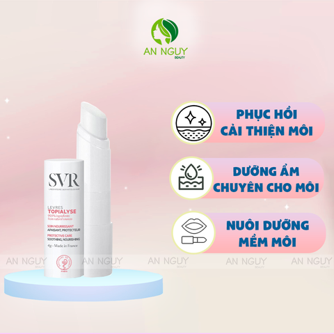 Son Dưỡng Môi SVR Topialyse Levres Dưỡng Ẩm, Mềm Mịn Môi 4gr