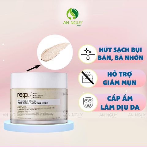 Mặt Nạ Đất Sét Re:p Bio Fresh Mask Se Khít Lỗ Chân Lông 130gr