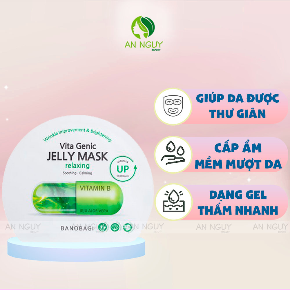 Mặt Nạ Banobagi Vita Genic Jelly Mask Dưỡng Da Trắng Khỏe 30gr