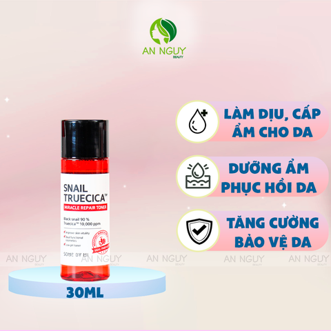 Nước Hoa Hồng Some By Mi Snail Truecica Cân Bằng Da Chiết Xuất Ốc Sên 30ml