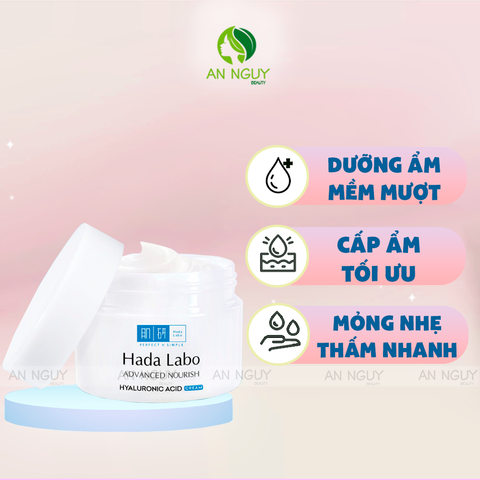 Kem Dưỡng Hada Labo Advanced Nourish Hyaluronic Acid Cream Cấp Ẩm Tối Ưu Cho Mọi Loại Da 50gr