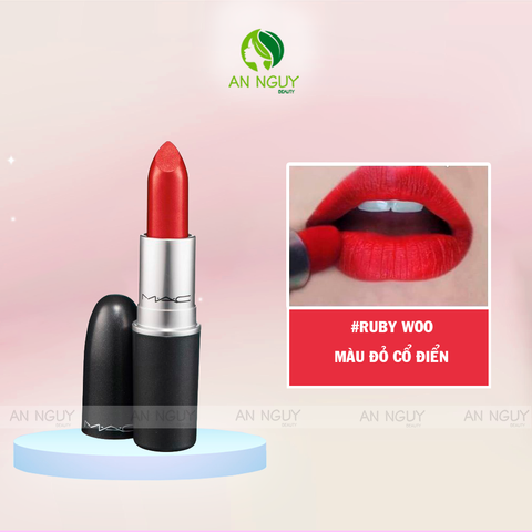 Son Thỏi Mac Retro Matte Lipstick 3gr #Ruby Woo
