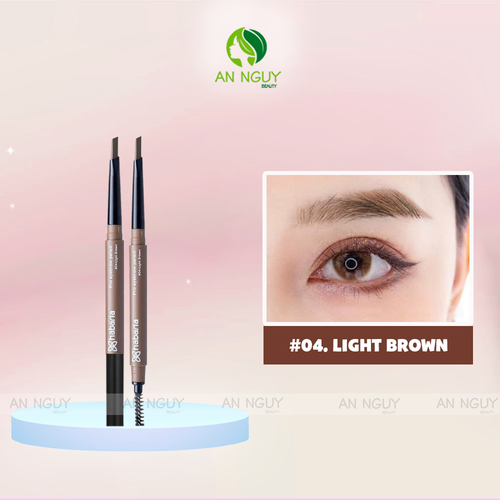 Chì Kẻ Mày 2 Đầu Habaria Pro Eyebrow Pencil 0.3gr