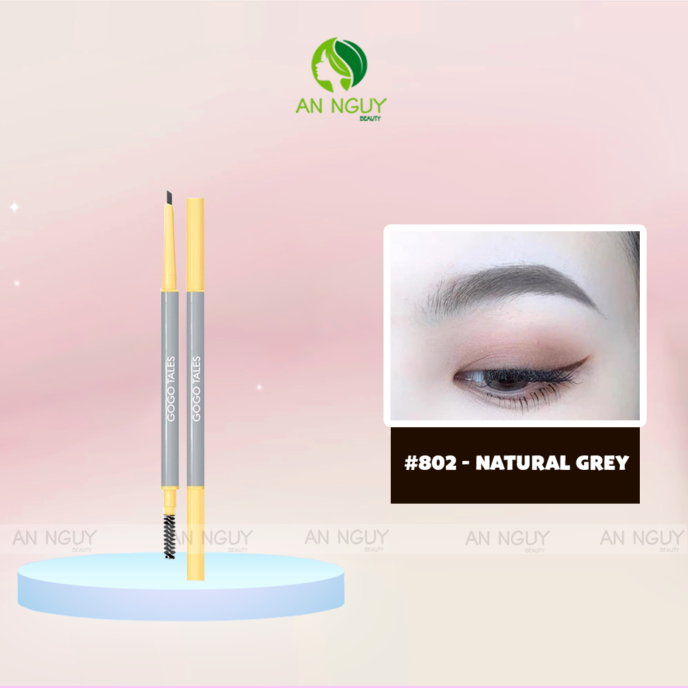 Chì Kẻ Mày 2 Đầu Gogo Tales Cloud Mist Brownpencil 0.1gr