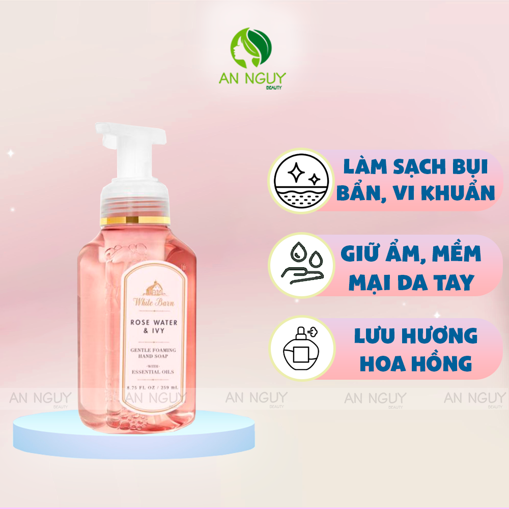 Xà Phòng Rửa Tay Bath & Body Works Gentle Foaming Hand Soap Dạng Bọt 259ml