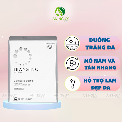 Viên Uống Transino Skin Whitening Supplement Hỗ Trợ Giảm Thâm Nám