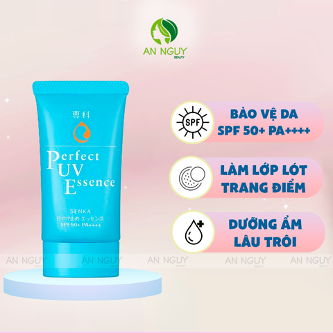 Kem Chống Nắng Senka Perfect UV Essence SPF50+ PA++++ Nâng Tông Sáng Mượt 50gr