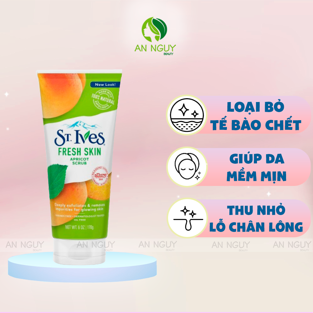 Tẩy Tế Bào Chết Mặt St.Ives Làm Sạch Da