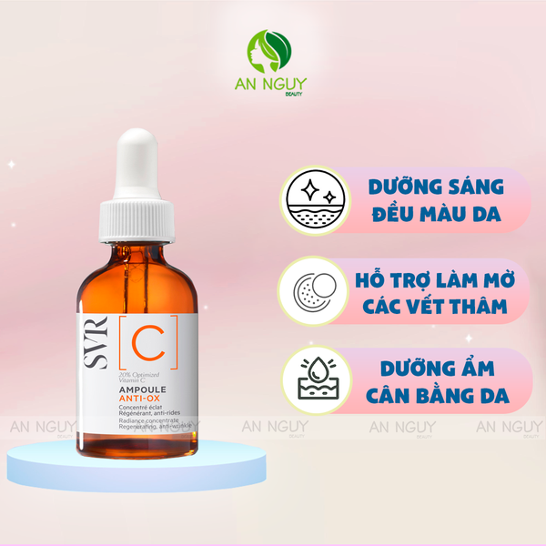 Tinh Chất SVR [C] Ampoule ANTI-OX Ngăn Ngừa Lão Hóa & Làm Sáng Da 30ml