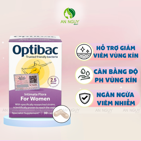 Men Vi Sinh Optibac Probiotics For Women 30 Viên