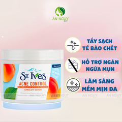 Tẩy Tế Bào Chết Toàn Thân St.Ives Blemish Control Apricot Scrub Hương Mơ 283gr
