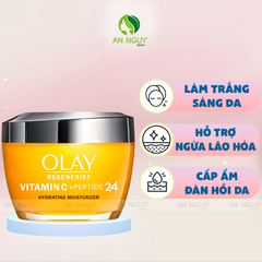 Kem Dưỡng Olay Vitamin C+Peptide 24 Giúp Sáng Da 48g