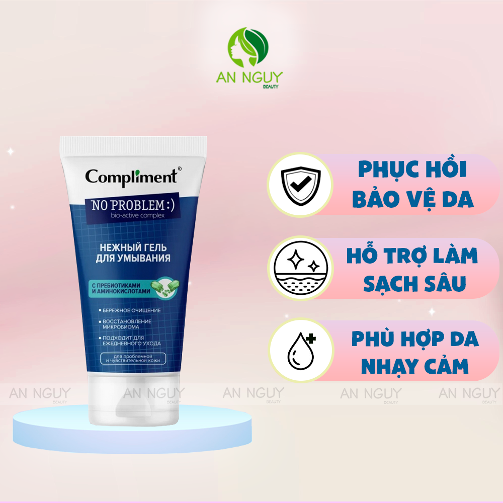 Sữa Rửa Mặt Compliment No Problem Dạng Gel 200ml