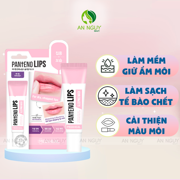 Mặt Nạ Ngủ Cho Môi Mediheal Pantenolips Sleeping Mask 10ml