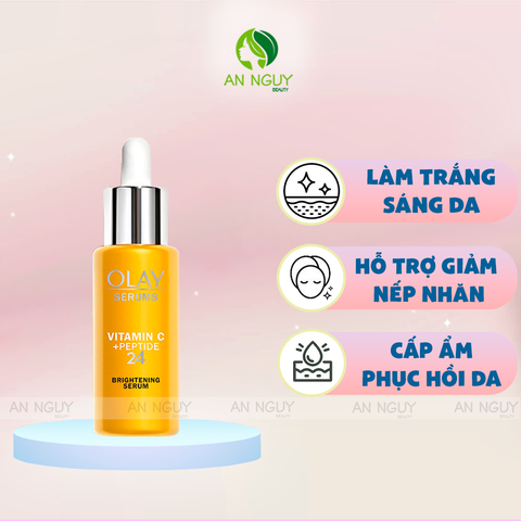 Tinh Chất Olay Vitamin C+ Peptide 24 Dưỡng Trắng Da 40ml