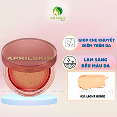 Phấn Nước Aprilskin Hero Cushion SPF50+ PA ++++ Che Phủ Mọi Khuyết Điểm