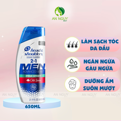 Dầu Gội & Xả Head & Shoulders Men Old Spice Pure Sport 2in1 Hương Nam Tính (Hàng Mỹ Nhập Khẩu)