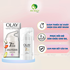 Kem Dưỡng Olay Total Effects 7 in One Night Firming Moisturiser Dưỡng Ẩm, Ngăn Lão Hóa Da 50ml